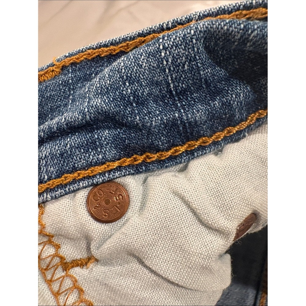 Vintage Y2K 2002 Levi's 550 Relaxed Tapered Jeans Medium Wash 4S - Picture 8 of 8